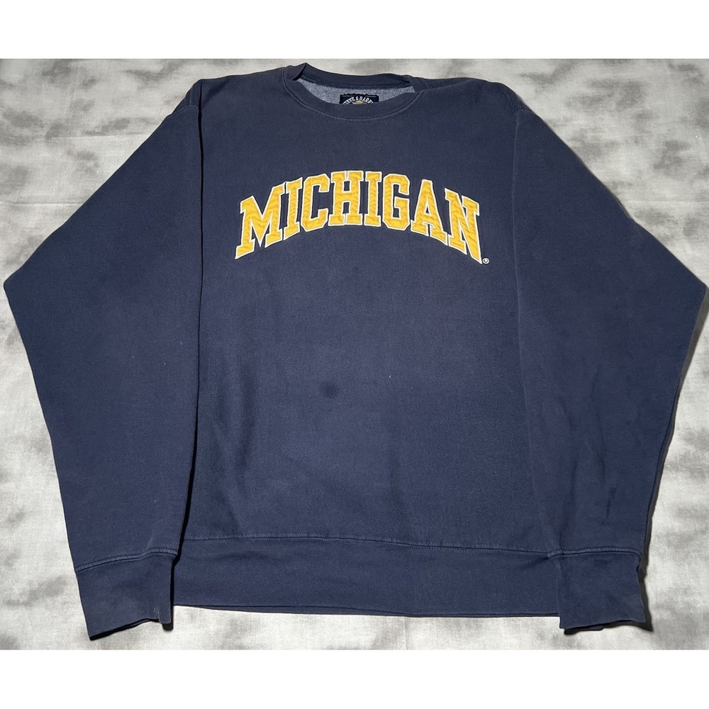 Michigan‎ Sweater Men Size XL Sweatshirt Blue University Wolverines NCAA